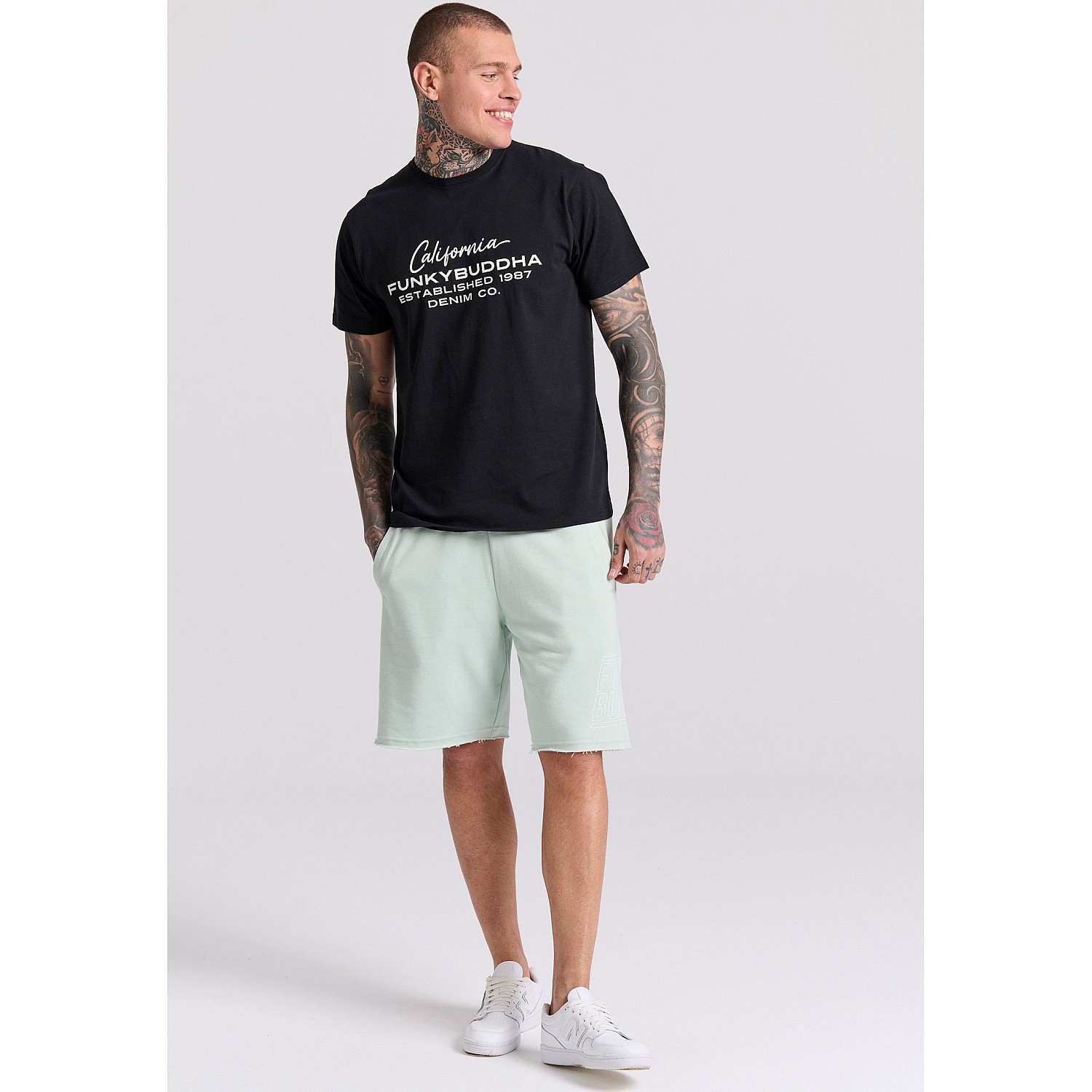 FUNKY BUDDHA Ανδρική Αθλητική Βερμούδα FBM009-051-03