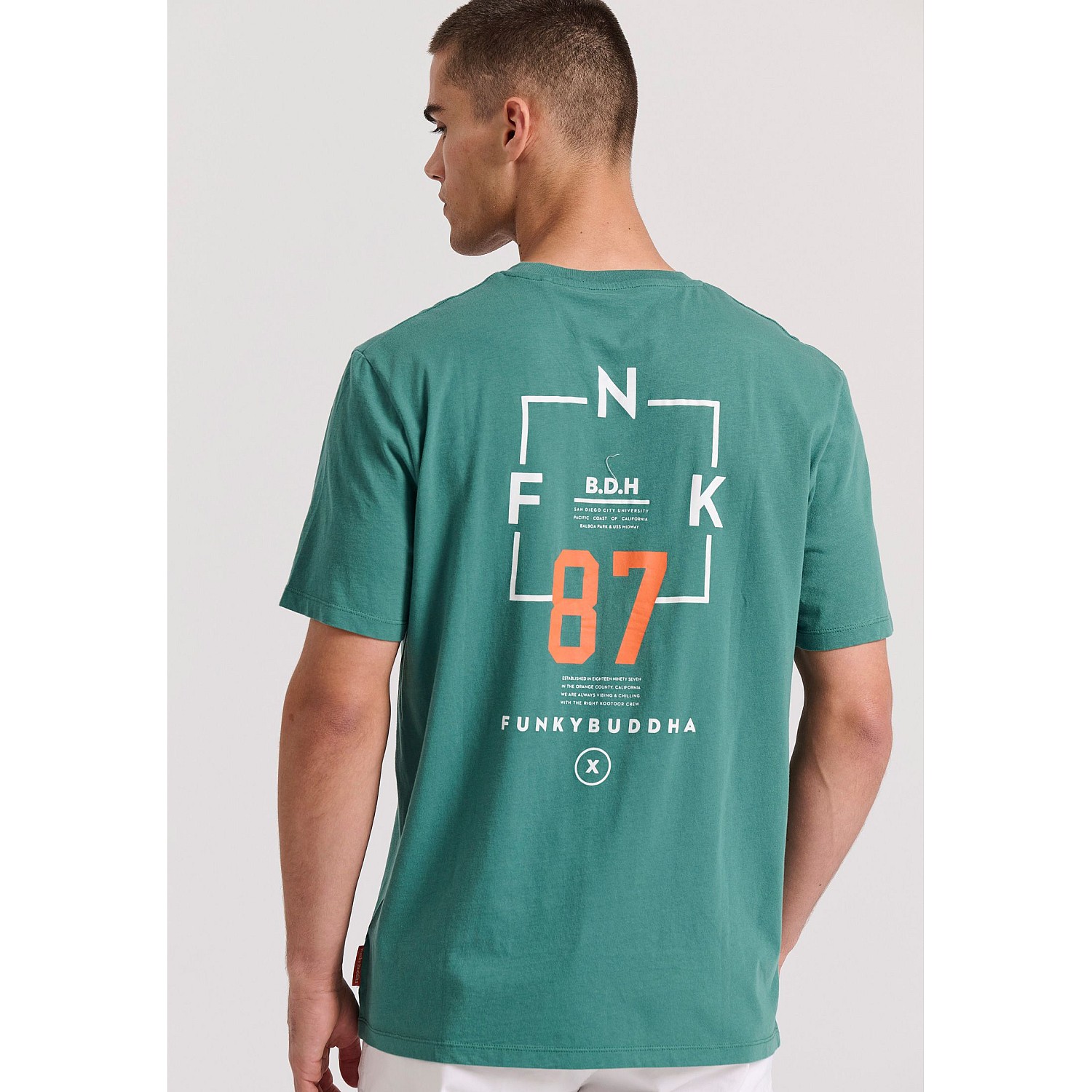 FUNKY BUDDHA Ανδρικό T-Shirt FBM009-052-04