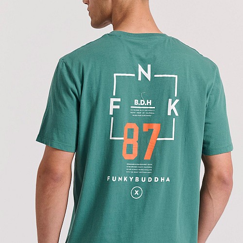 FUNKY BUDDHA Ανδρικό T-Shirt FBM009-052-04