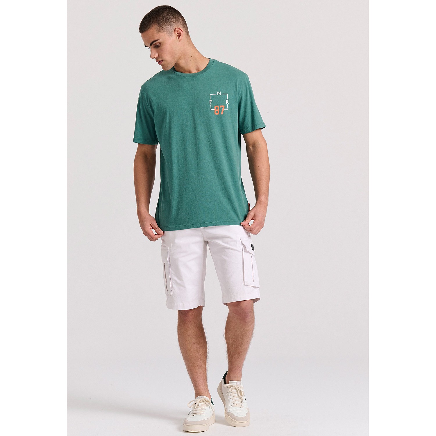 FUNKY BUDDHA Ανδρικό T-Shirt FBM009-052-04
