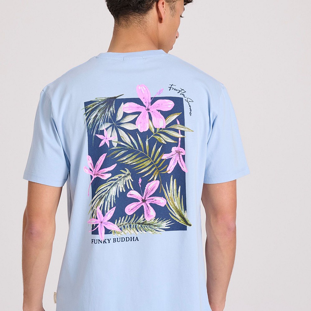 FUNKY BUDDHA Ανδρικό Relaxed Fit T-Shirt FBM009-055-04