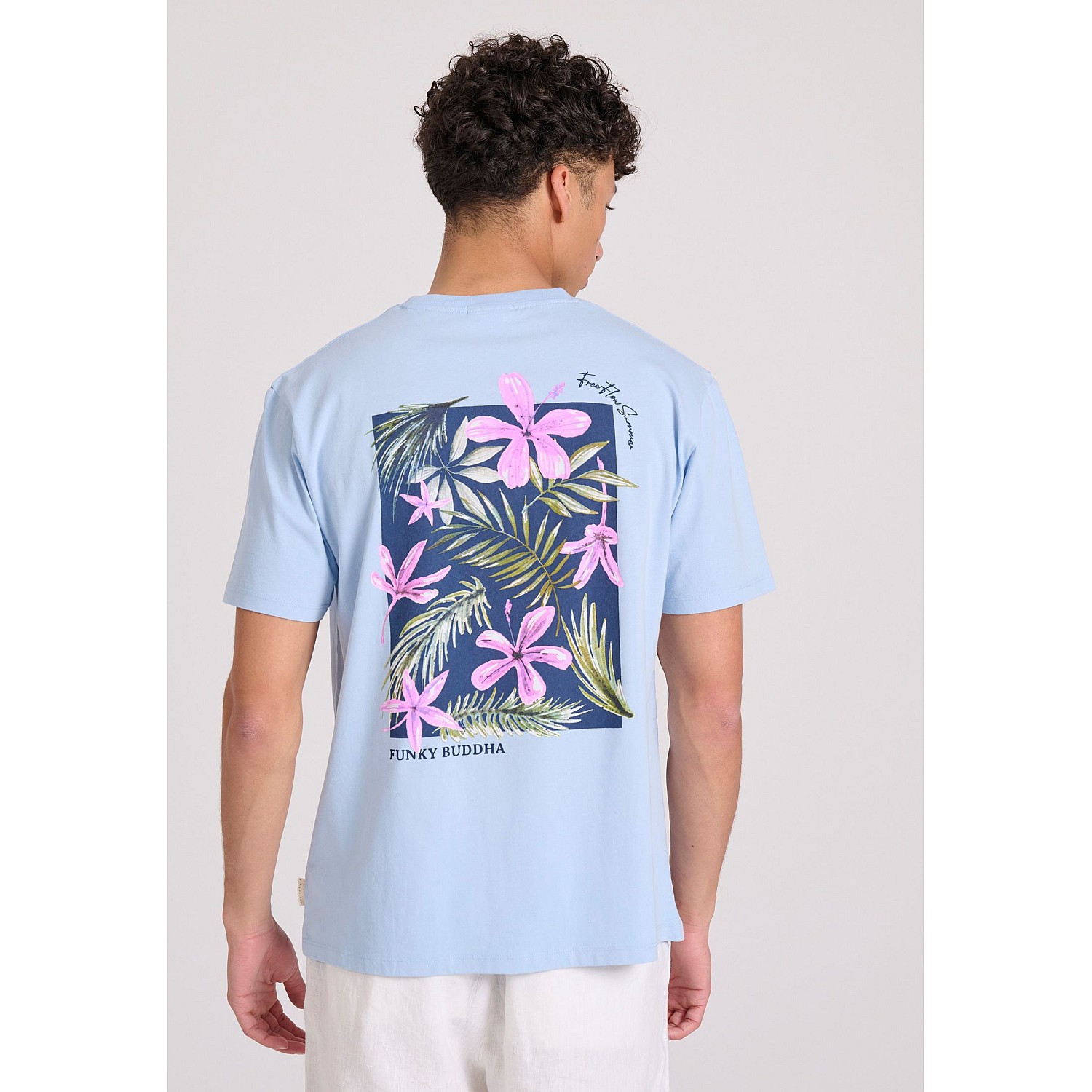 FUNKY BUDDHA Ανδρικό Relaxed Fit T-Shirt FBM009-055-04