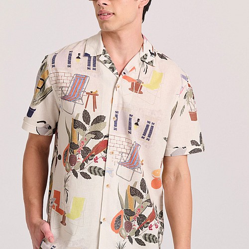 FUNKY BUDDHA Ανδρικό Πουκάμισο FBM009-058-05