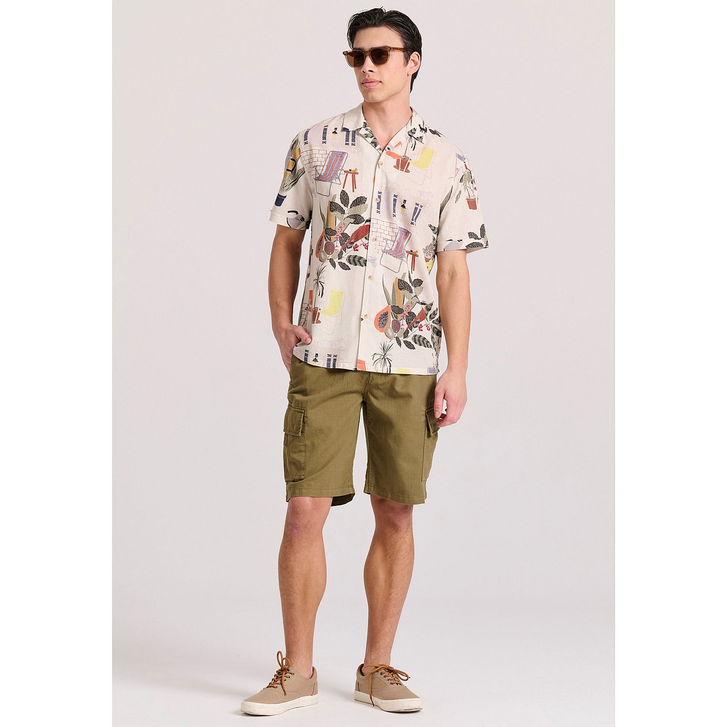 FUNKY BUDDHA Ανδρικό Πουκάμισο FBM009-058-05
