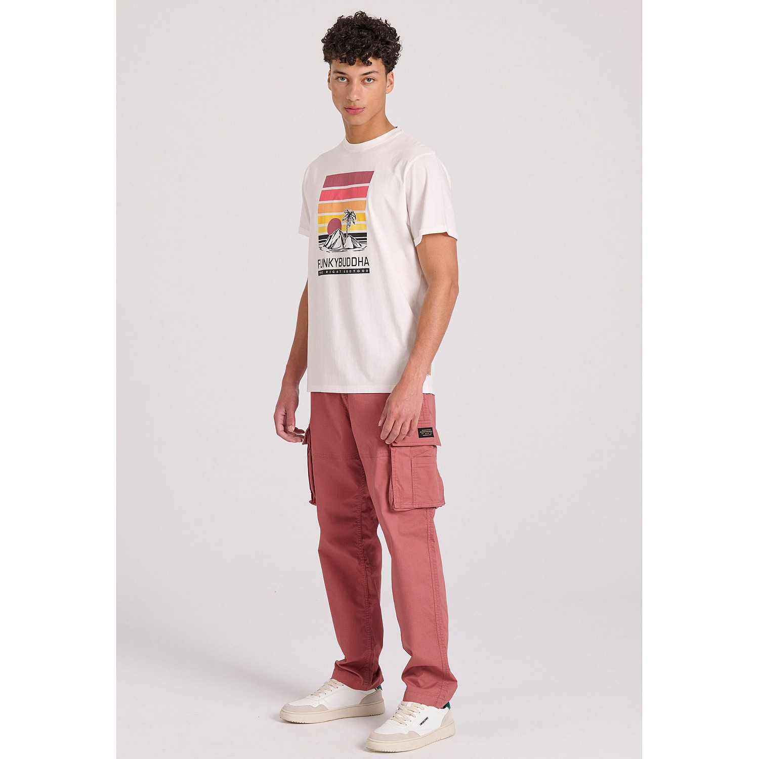 FUNKY BUDDHA Ανδρικό T-Shirt FBM009-061-04