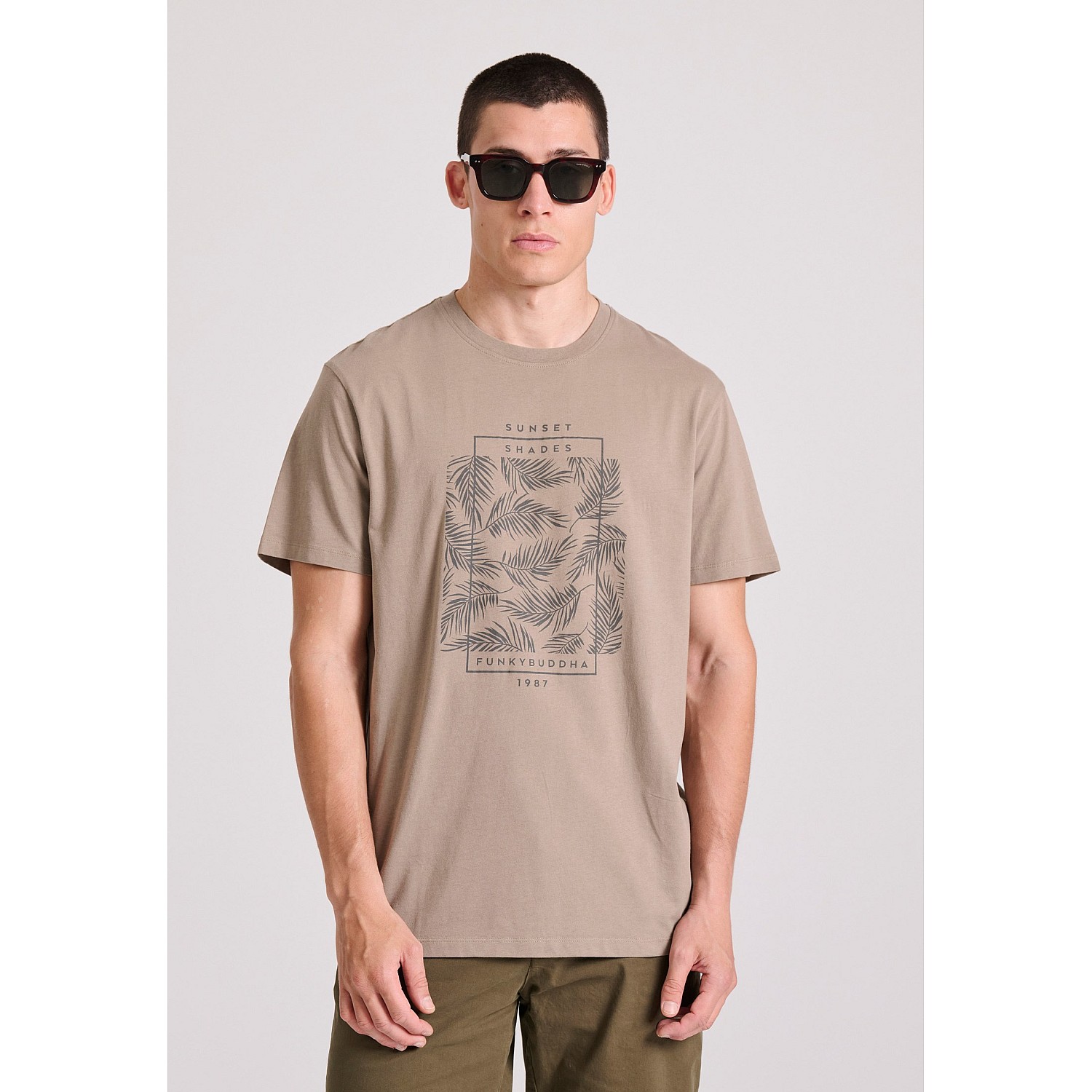 FUNKY BUDDHA Ανδρικό T-Shirt FBM009-065-04
