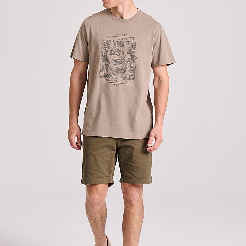 FUNKY BUDDHA Ανδρικό T-Shirt FBM009-065-04