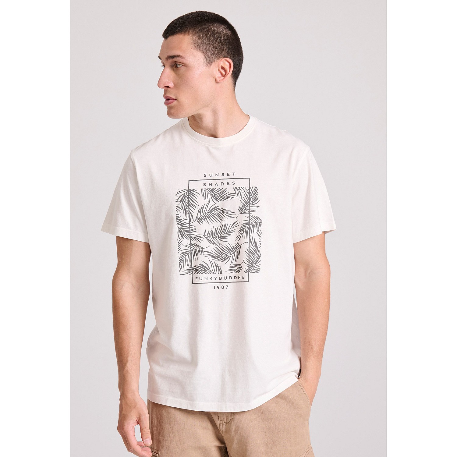 FUNKY BUDDHA Ανδρικό T-Shirt FBM009-065-04