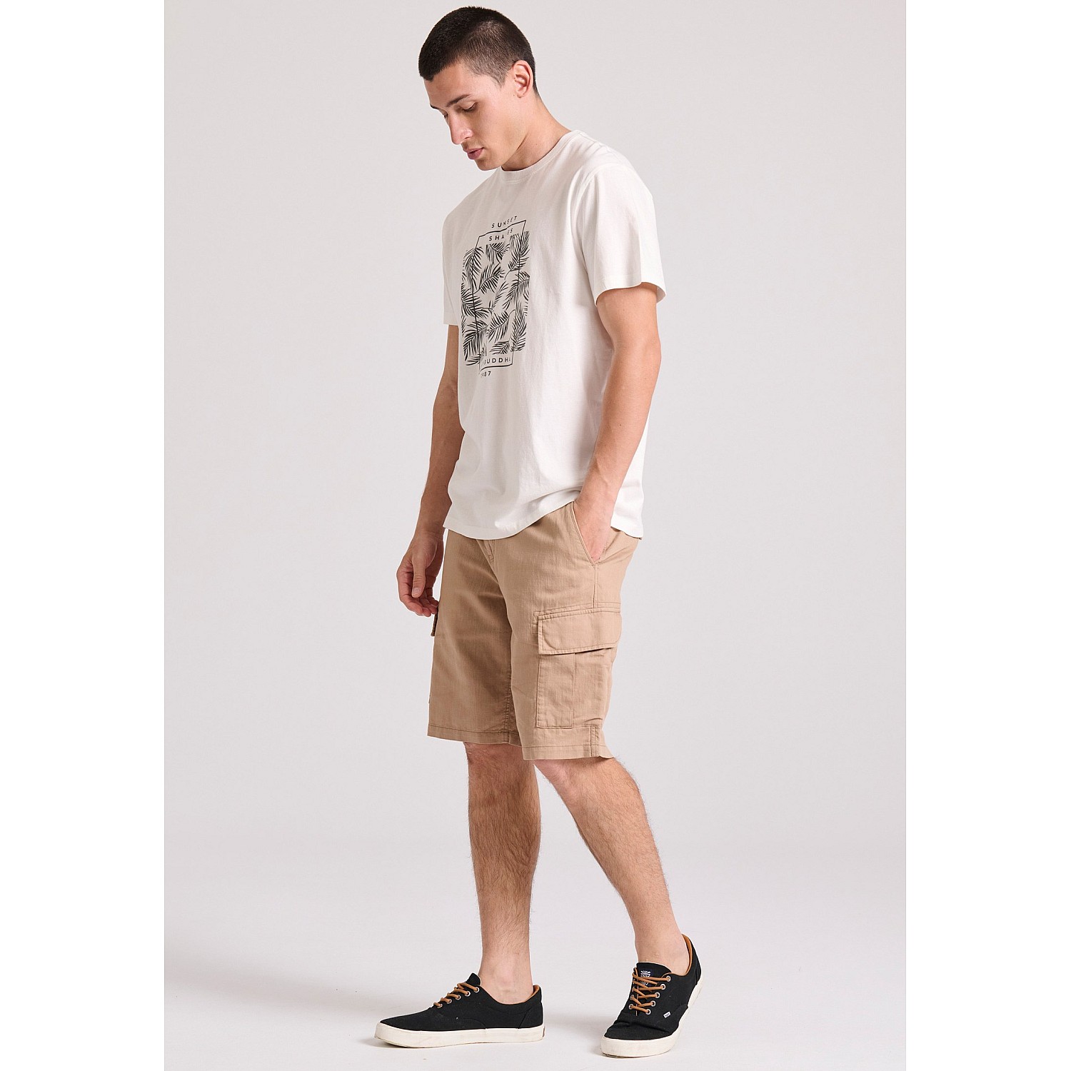 FUNKY BUDDHA Ανδρικό T-Shirt FBM009-065-04