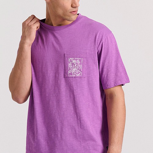 FUNKY BUDDHA Ανδρικό Relaxed Fit T-Shirt FBM009-066-04