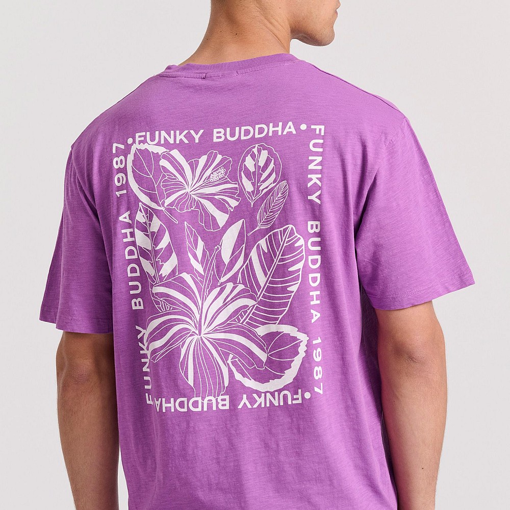 FUNKY BUDDHA Ανδρικό Relaxed Fit T-Shirt FBM009-066-04