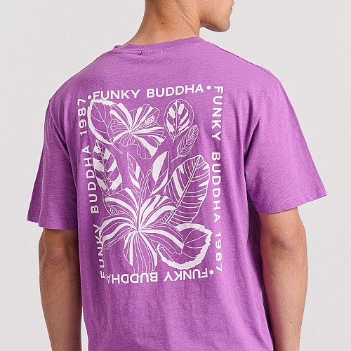 FUNKY BUDDHA Ανδρικό Relaxed Fit T-Shirt FBM009-066-04