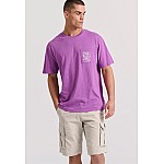 FUNKY BUDDHA Ανδρικό Relaxed Fit T-Shirt FBM009-066-04