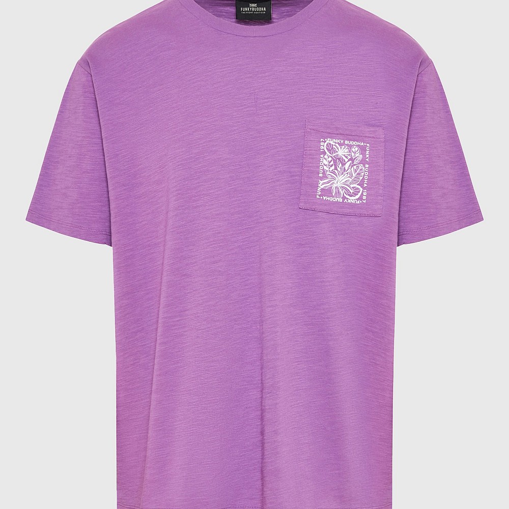 FUNKY BUDDHA Ανδρικό Relaxed Fit T-Shirt FBM009-066-04