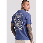 FUNKY BUDDHA Ανδρικό Relaxed Fit T-Shirt FBM009-066-04