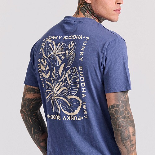 FUNKY BUDDHA Ανδρικό Relaxed Fit T-Shirt FBM009-066-04