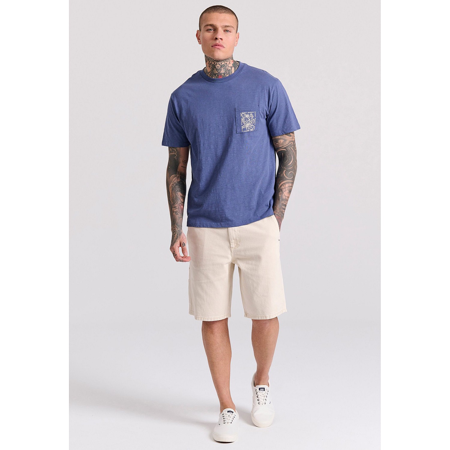 FUNKY BUDDHA Ανδρικό Relaxed Fit T-Shirt FBM009-066-04