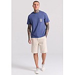 FUNKY BUDDHA Ανδρικό Relaxed Fit T-Shirt FBM009-066-04