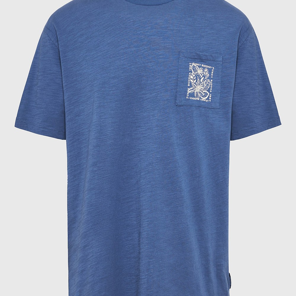 FUNKY BUDDHA Ανδρικό Relaxed Fit T-Shirt FBM009-066-04