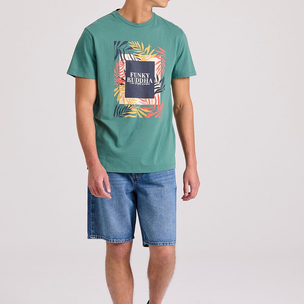 FUNKY BUDDHA Ανδρικό T-Shirt FBM009-068-04