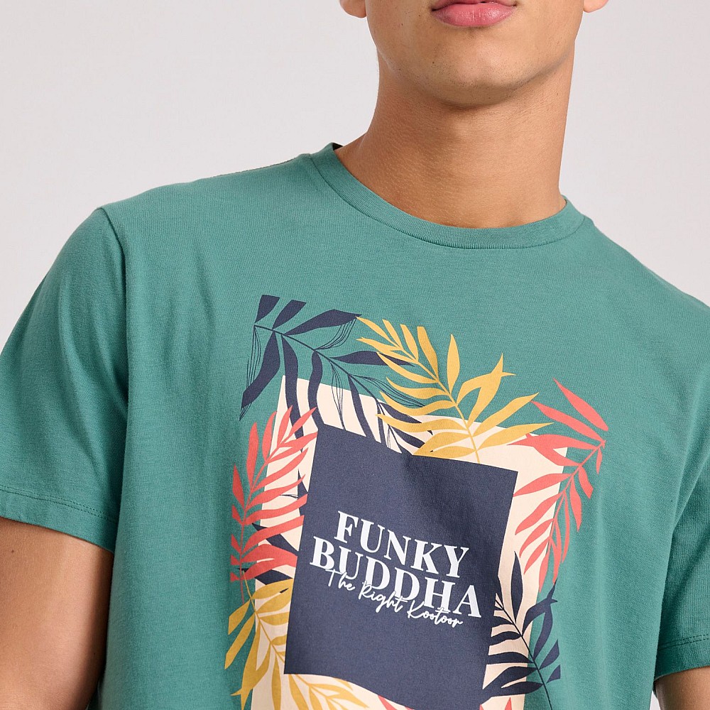 FUNKY BUDDHA Ανδρικό T-Shirt FBM009-068-04