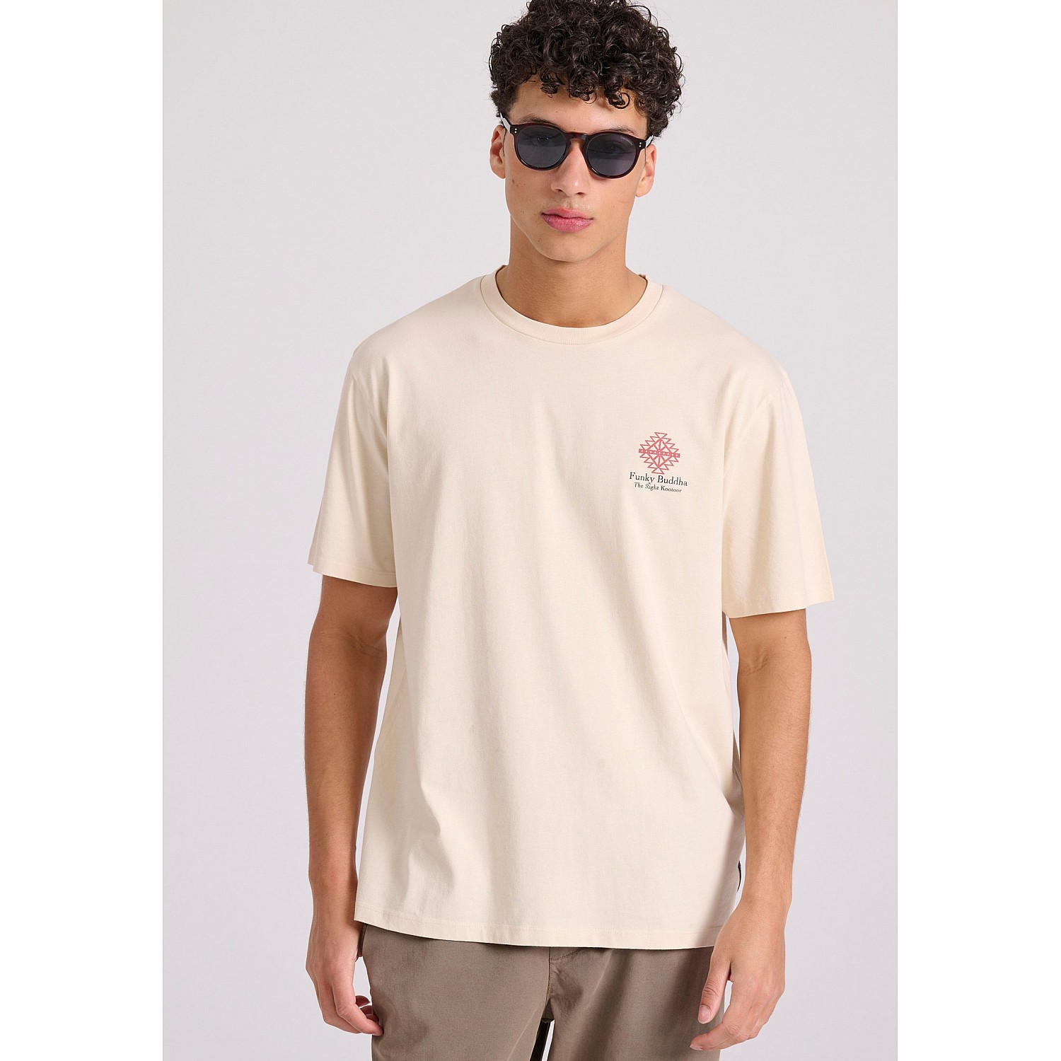 FUNKY BUDDHA Ανδρικό Relaxed Fit T-Shirt FBM009-069-04