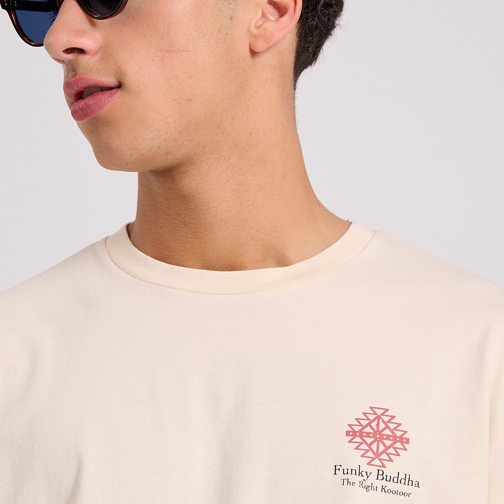 FUNKY BUDDHA Ανδρικό Relaxed Fit T-Shirt FBM009-069-04