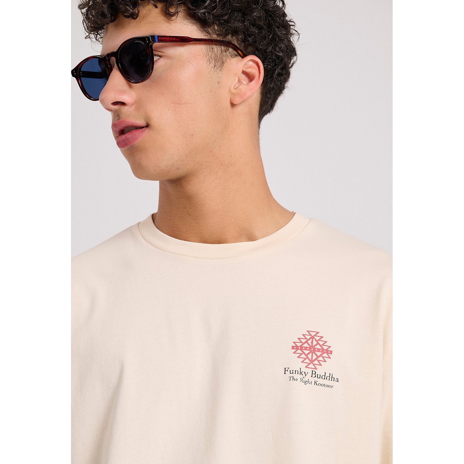 FUNKY BUDDHA Ανδρικό Relaxed Fit T-Shirt FBM009-069-04