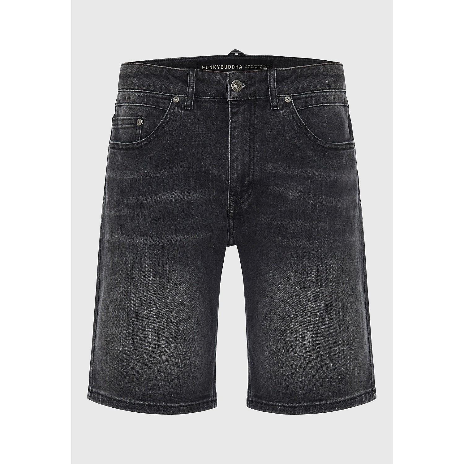 FUNKY BUDDHA Ανδρική Τζιν Βερμούδα FBM009-071-03