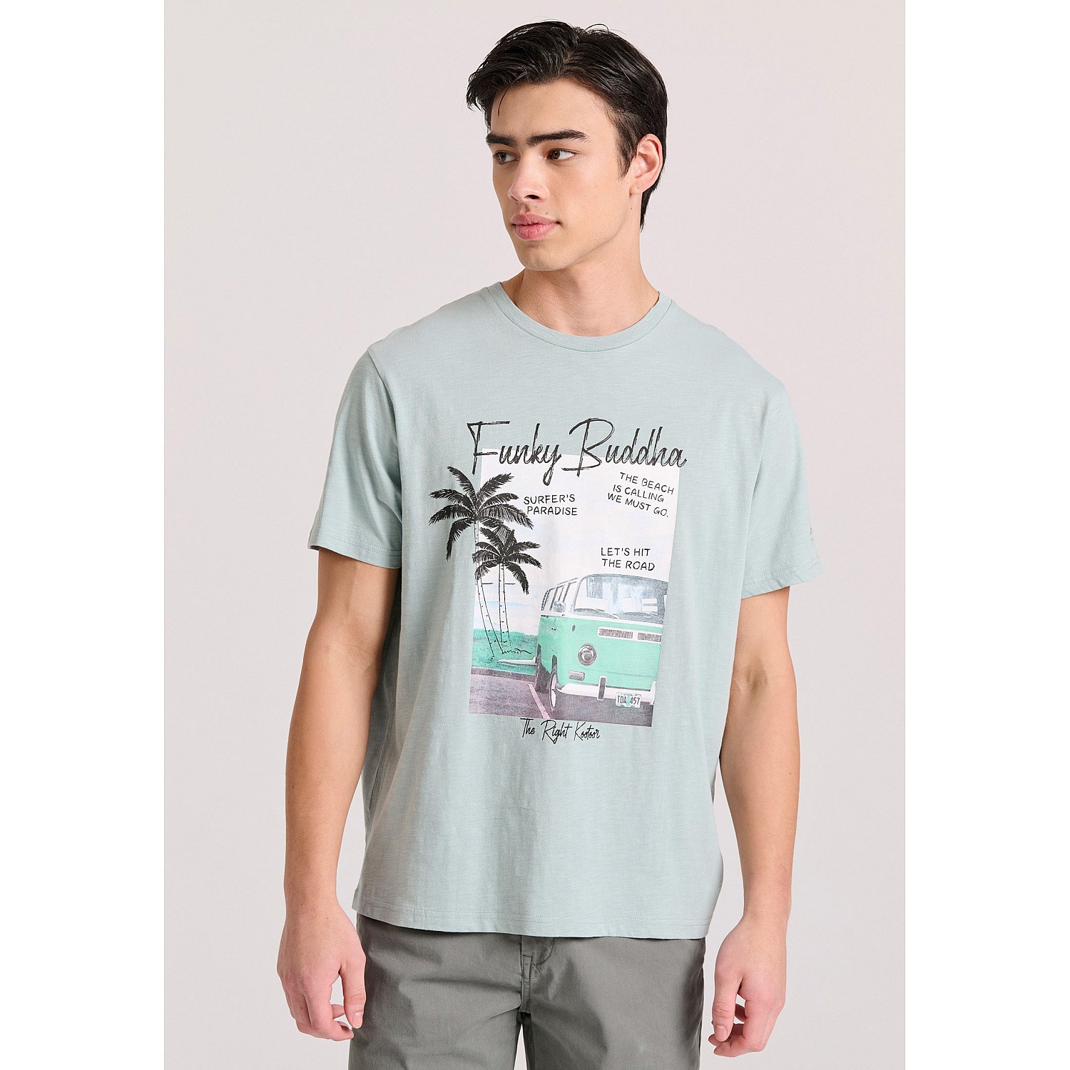 FUNKY BUDDHA Ανδρικό T-Shirt FBM009-073-04