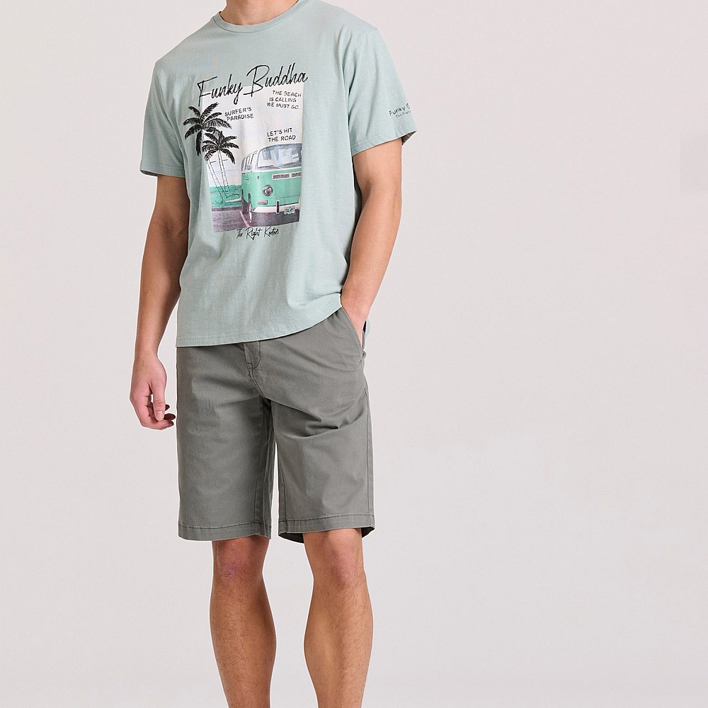 FUNKY BUDDHA Ανδρικό T-Shirt FBM009-073-04