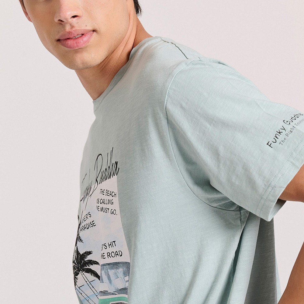 FUNKY BUDDHA Ανδρικό T-Shirt FBM009-073-04