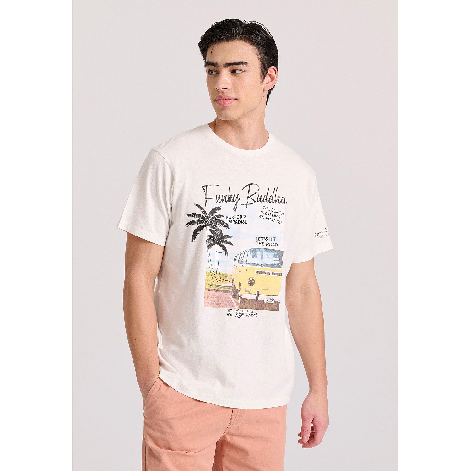 FUNKY BUDDHA Ανδρικό T-Shirt FBM009-073-04