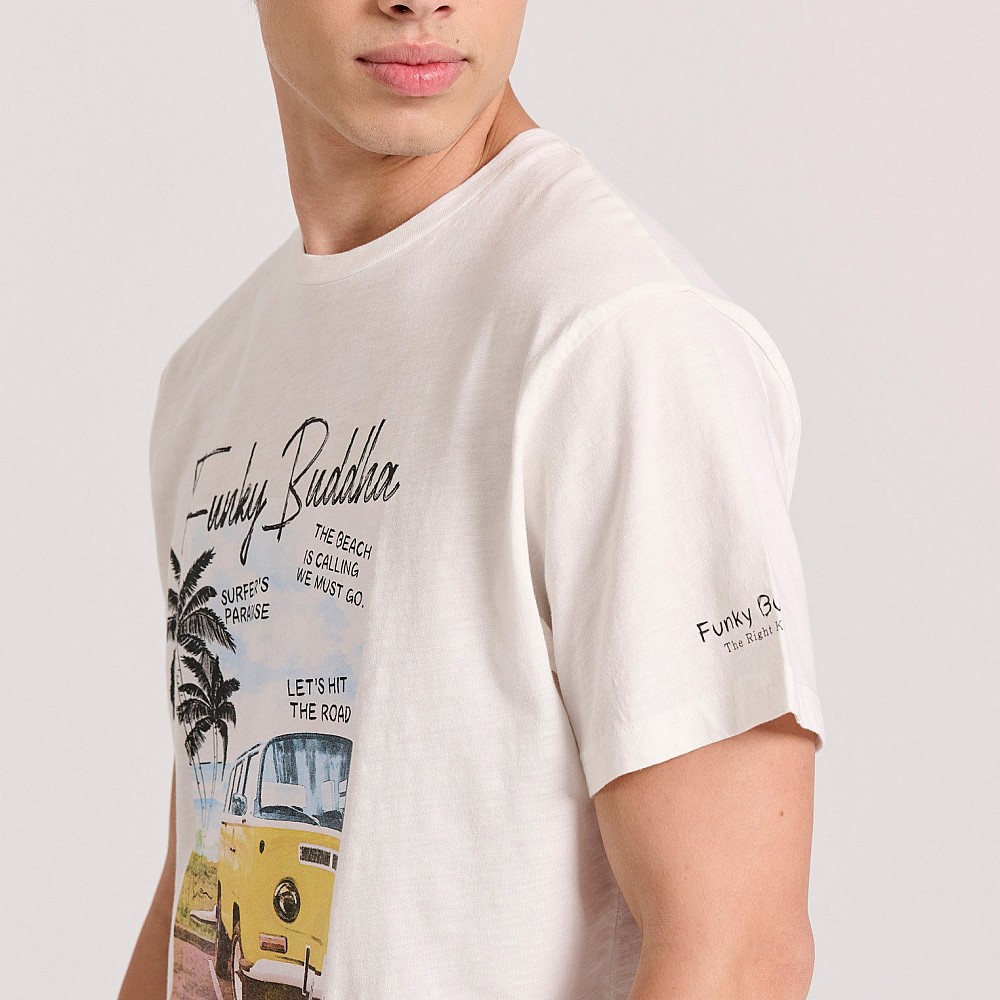 FUNKY BUDDHA Ανδρικό T-Shirt FBM009-073-04