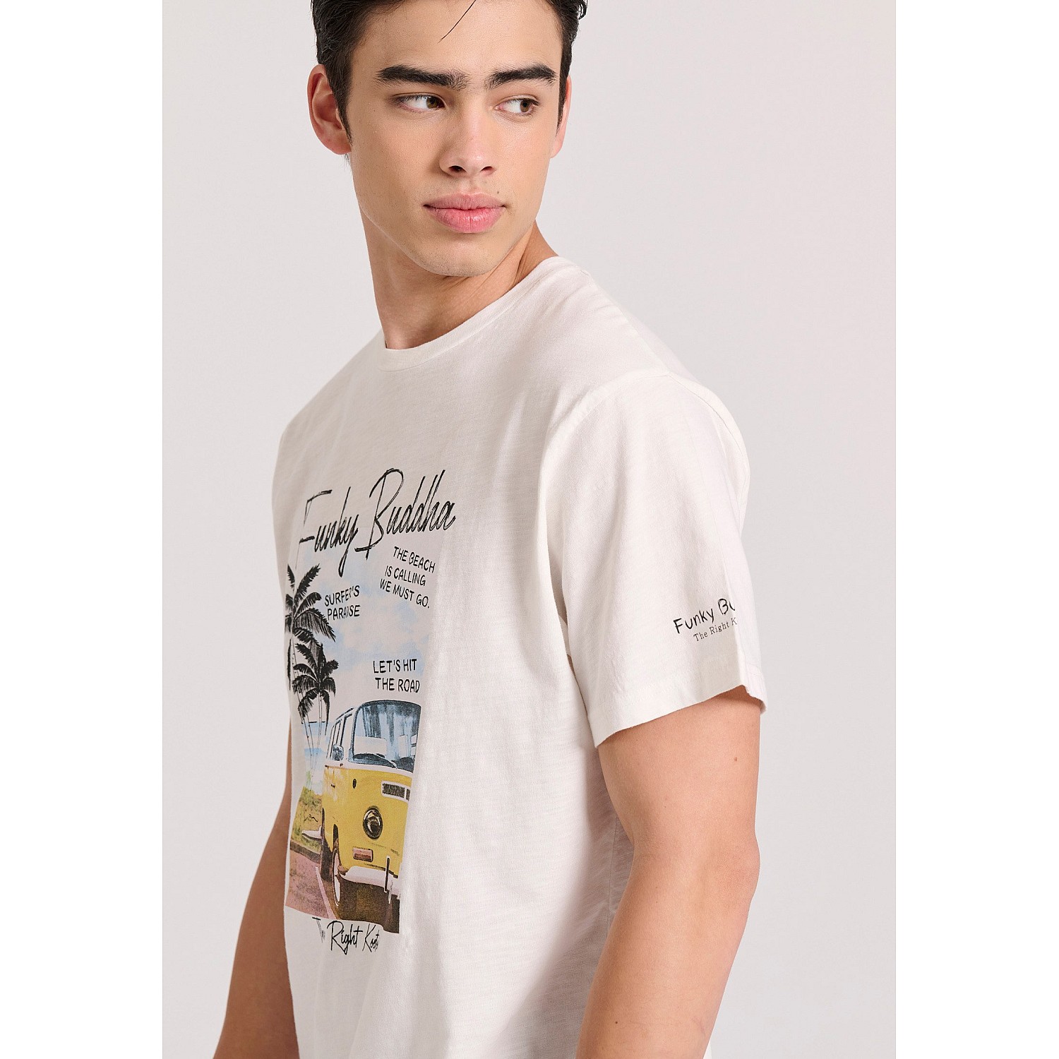 FUNKY BUDDHA Ανδρικό T-Shirt FBM009-073-04