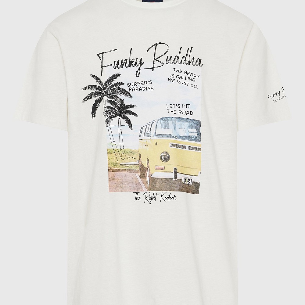 FUNKY BUDDHA Ανδρικό T-Shirt FBM009-073-04