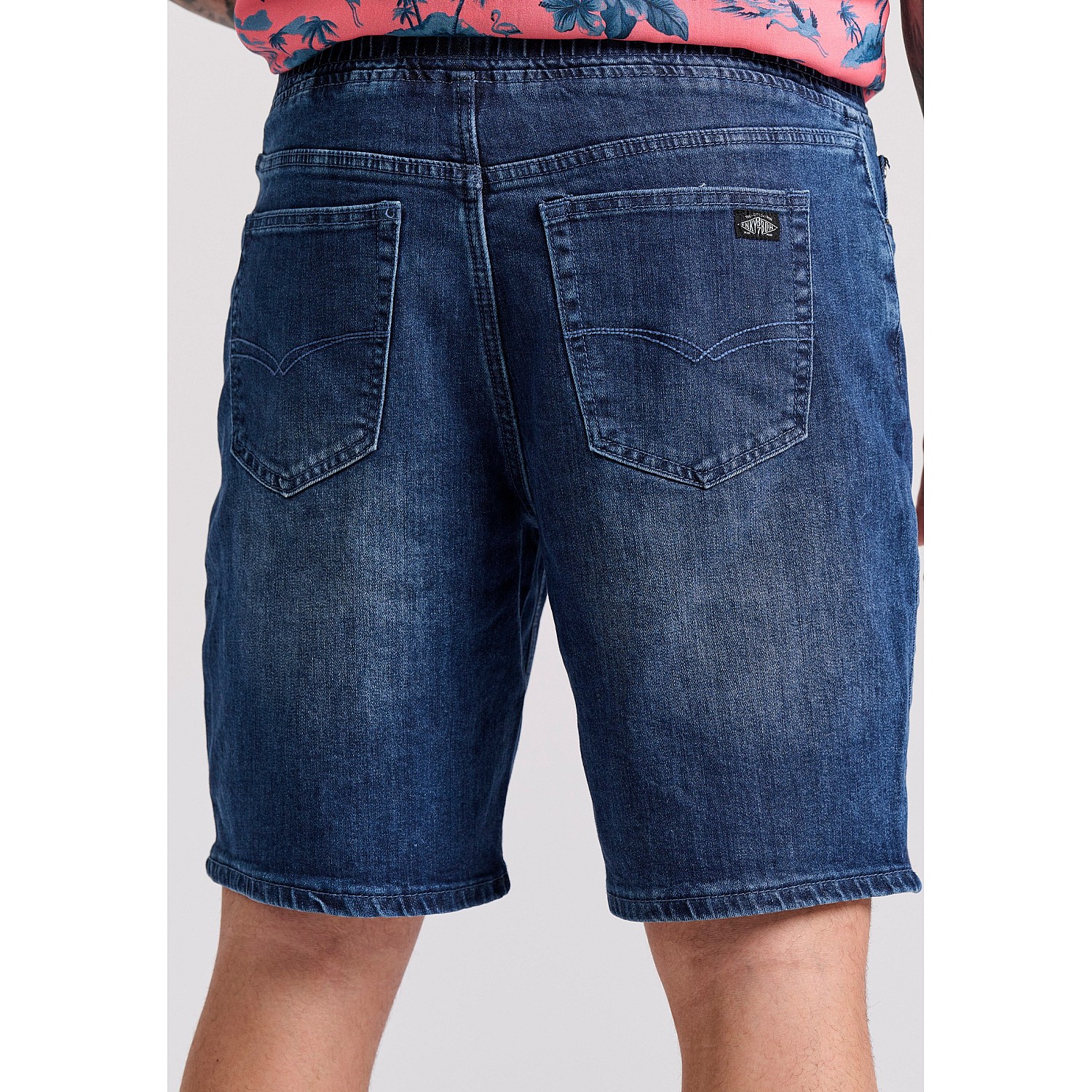 FUNKY BUDDHA Ανδρική Τζιν Βερμούδα FBM009-077-03
