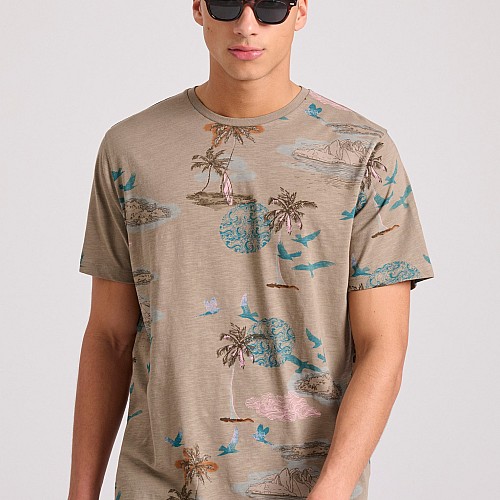 FUNKY BUDDHA Ανδρικό T-Shirt FBM009-081-04