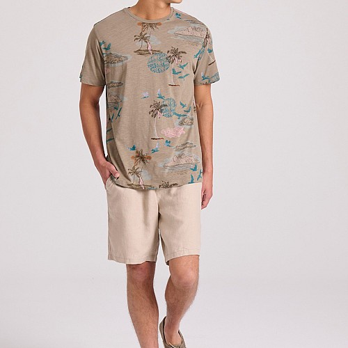FUNKY BUDDHA Ανδρικό T-Shirt FBM009-081-04
