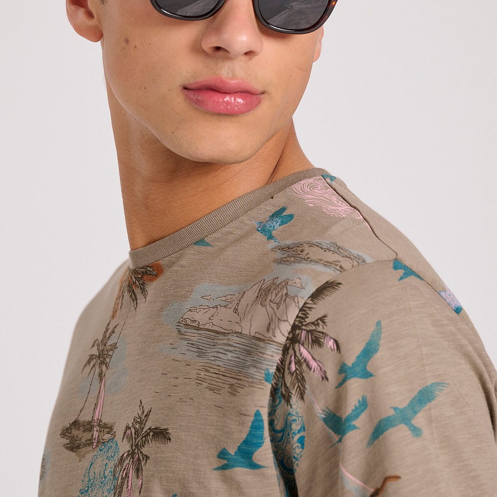 FUNKY BUDDHA Ανδρικό T-Shirt FBM009-081-04