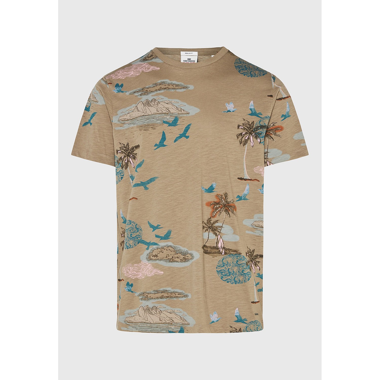 FUNKY BUDDHA Ανδρικό T-Shirt FBM009-081-04