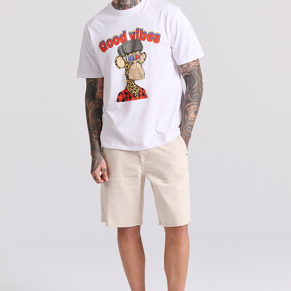 FUNKY BUDDHA Ανδρική Τζιν Βερμούδα FBM009-083-03