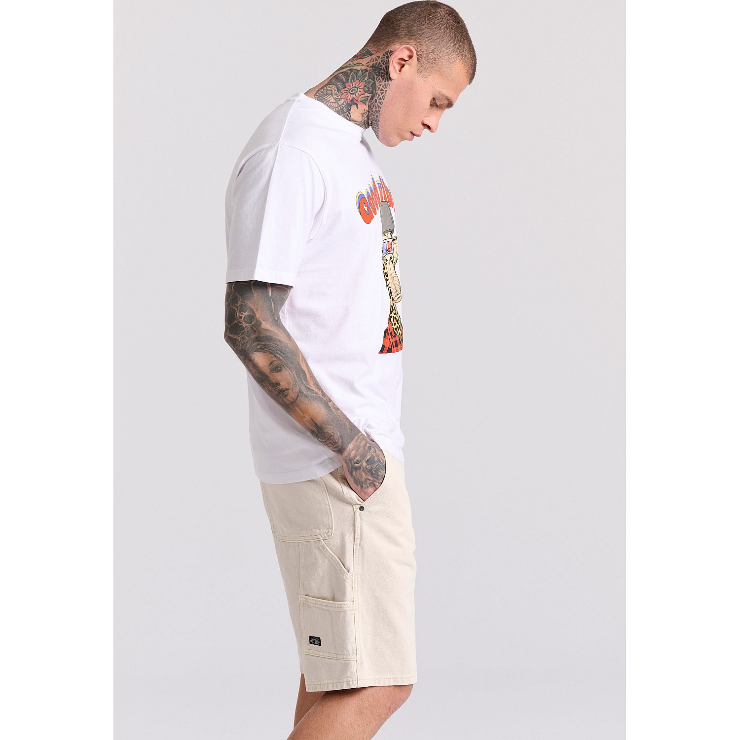 FUNKY BUDDHA Ανδρική Τζιν Βερμούδα FBM009-083-03