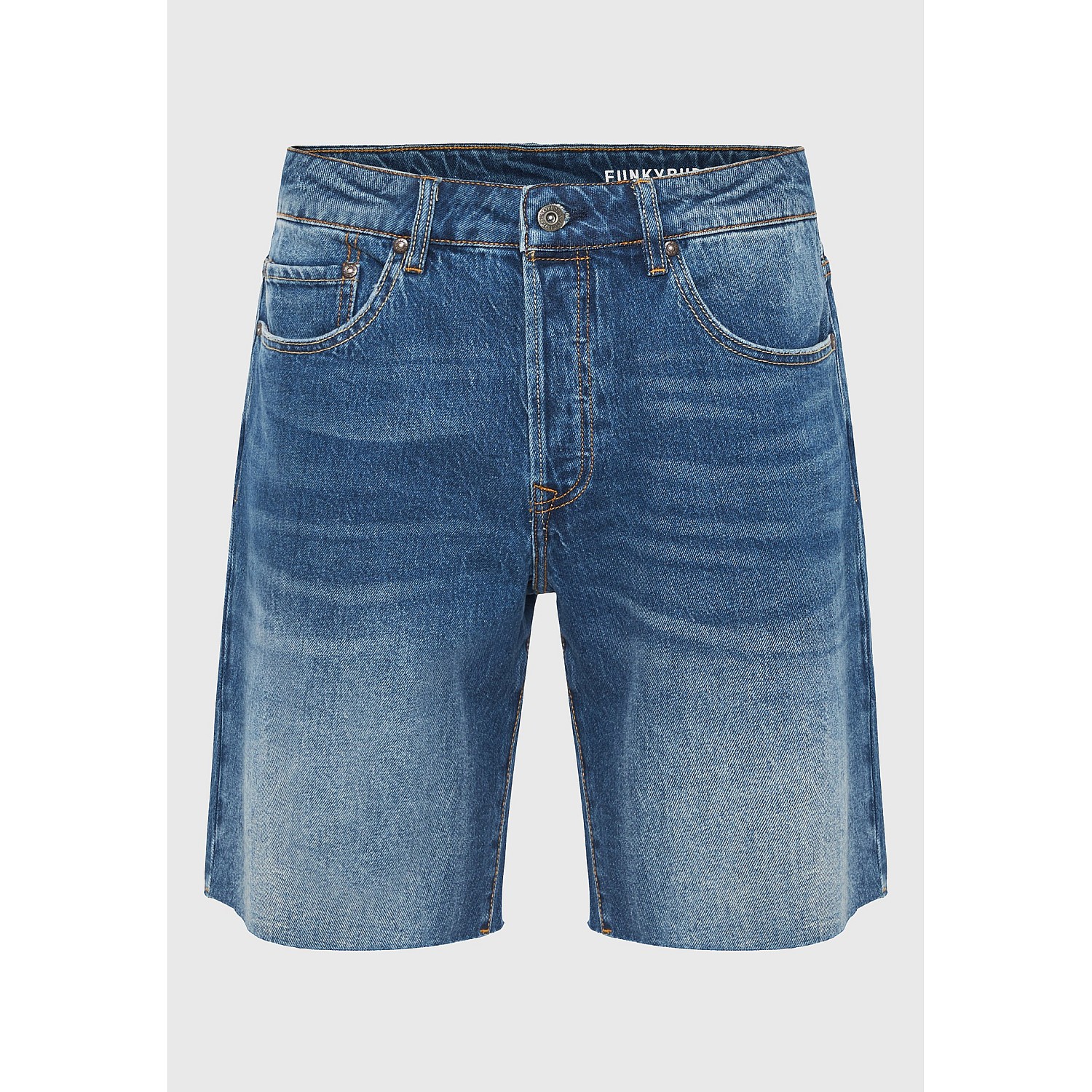 FUNKY BUDDHA Ανδρική Comfort Fit Τζιν Βερμούδα FBM009-085-03