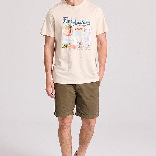 FUNKY BUDDHA Ανδρικό T-Shirt FBM009-086-04