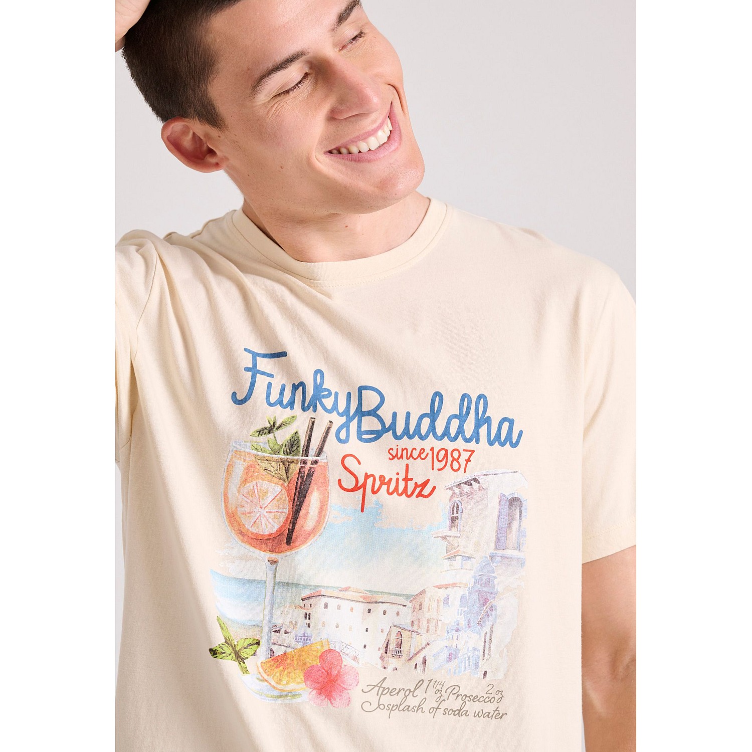 FUNKY BUDDHA Ανδρικό T-Shirt FBM009-086-04