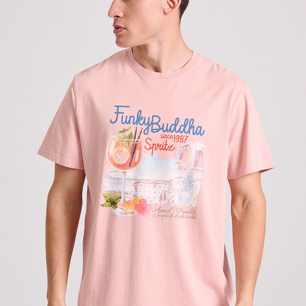FUNKY BUDDHA Ανδρικό T-Shirt FBM009-086-04
