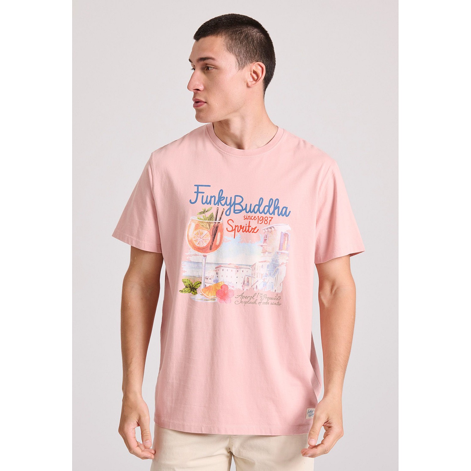 FUNKY BUDDHA Ανδρικό T-Shirt FBM009-086-04