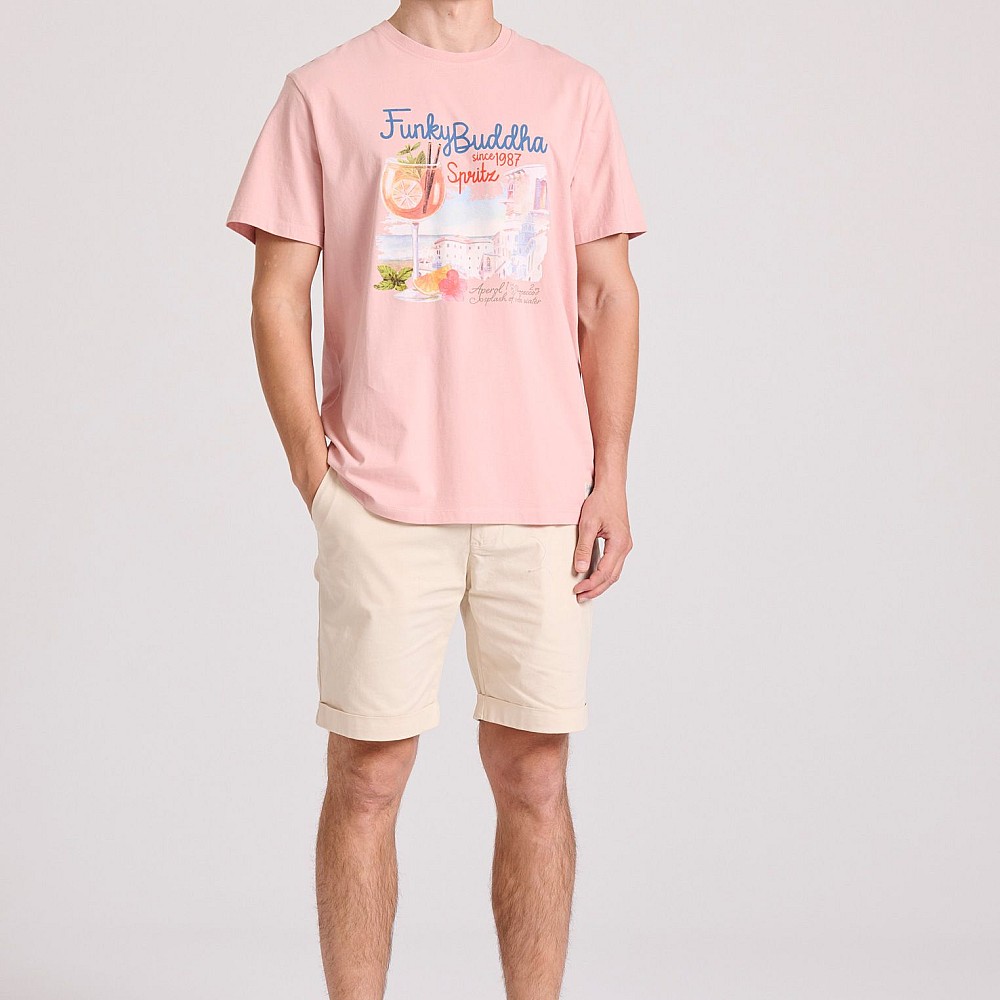 FUNKY BUDDHA Ανδρικό T-Shirt FBM009-086-04