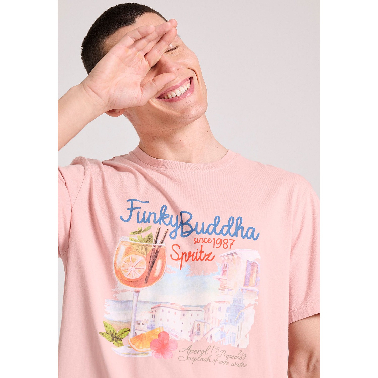 FUNKY BUDDHA Ανδρικό T-Shirt FBM009-086-04